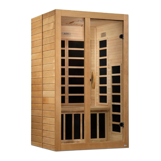 Retails- Dynamic "Santiago" 2-person Low EMF FAR Infrared Sauna DYN-6209-01