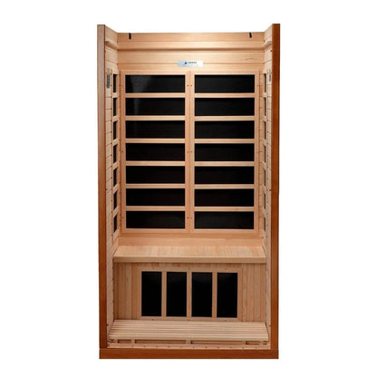 Retails- Dynamic "Barcelona" 1-2-person Low EMF FAR Infrared Sauna DYN-6106-01
