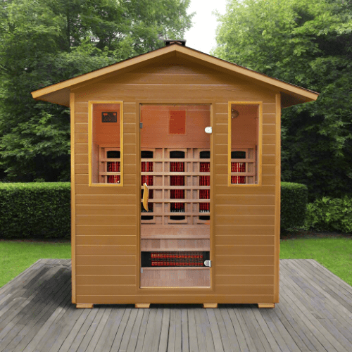 Retails- Sunray Cayenne 4-Person Outdoor Infrared Sauna 400D